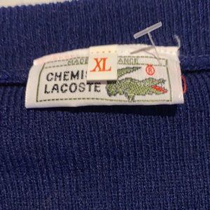 Old school chemise Lacoste